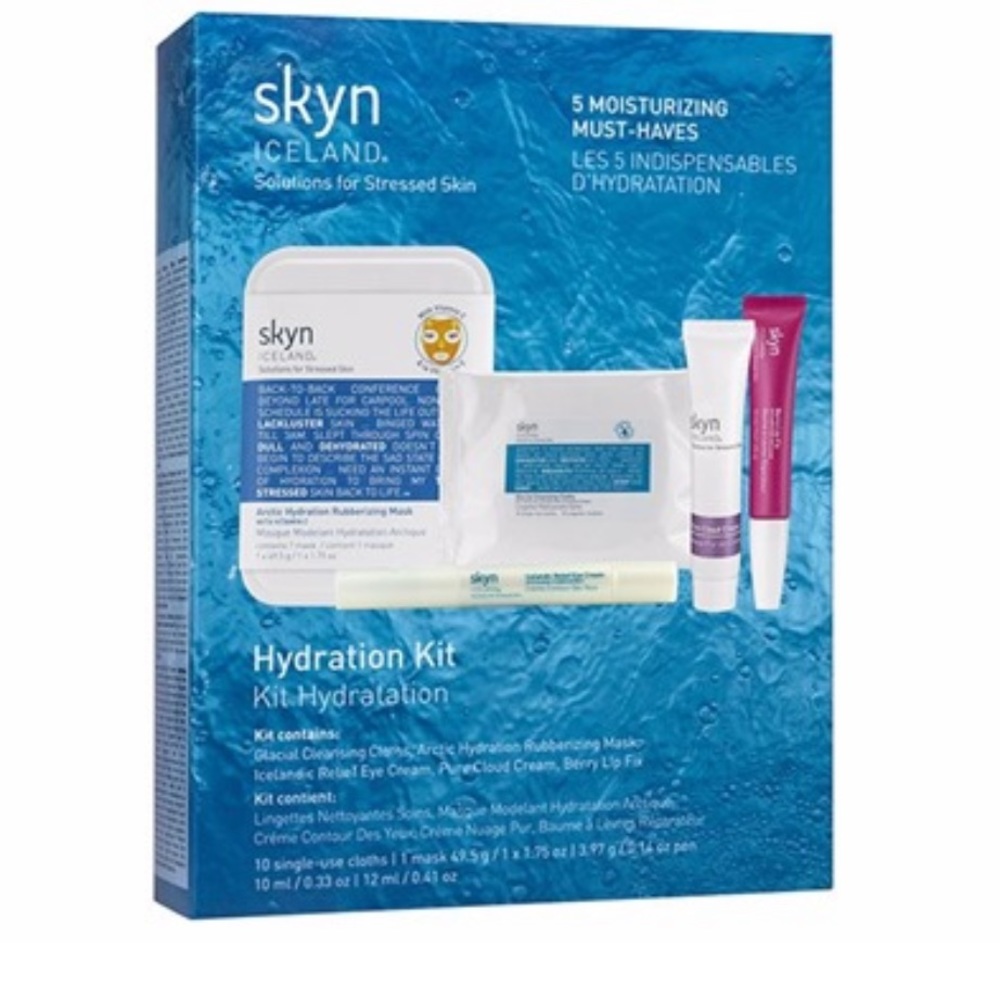 NIB skyn ICELAND Hydration Kit
5-Piece Set